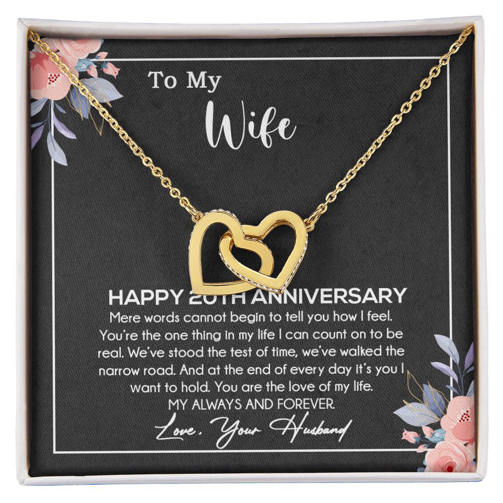 20th Anniversary Gift For Wife Necklace, 20 Year Anniversary, 20th Wedding Gift _30_10