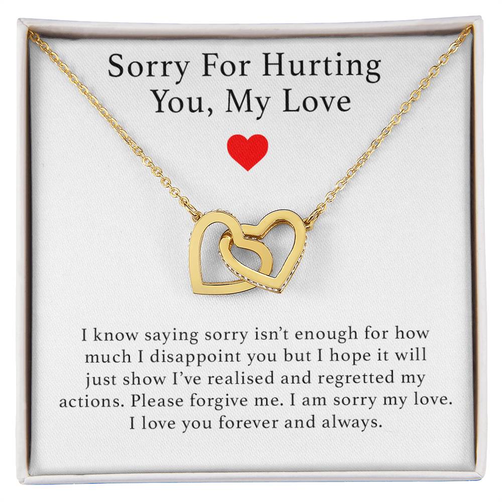 Sorry For Hurting You Necklace, Forgiveness Gift, Apology Gift for Her