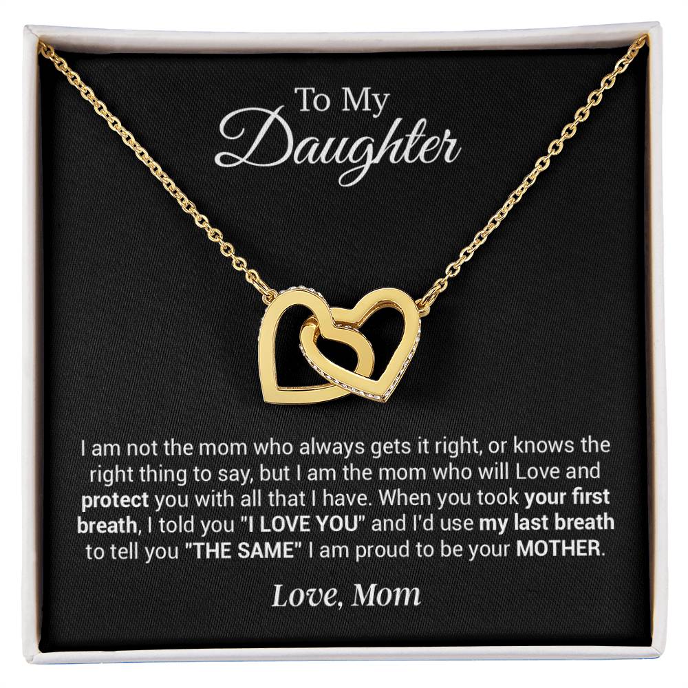 To My Daughter Necklace, Gift For Daughter From Mother, Mother's Day Gift