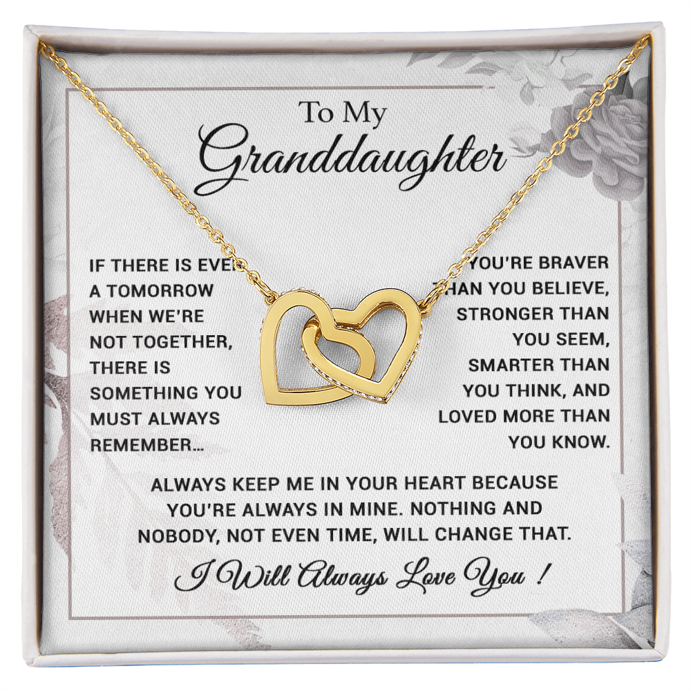 To My Granddaughter Necklace, Xmas Birthday Gift For Granddaughter from Grandma