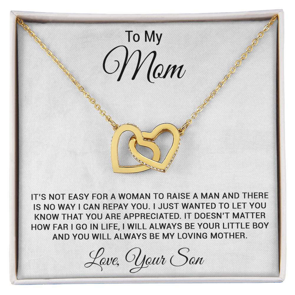 To My Mom Necklace, Mom Gift, Mom Mother's Day Gifts, Mom Gift From Son