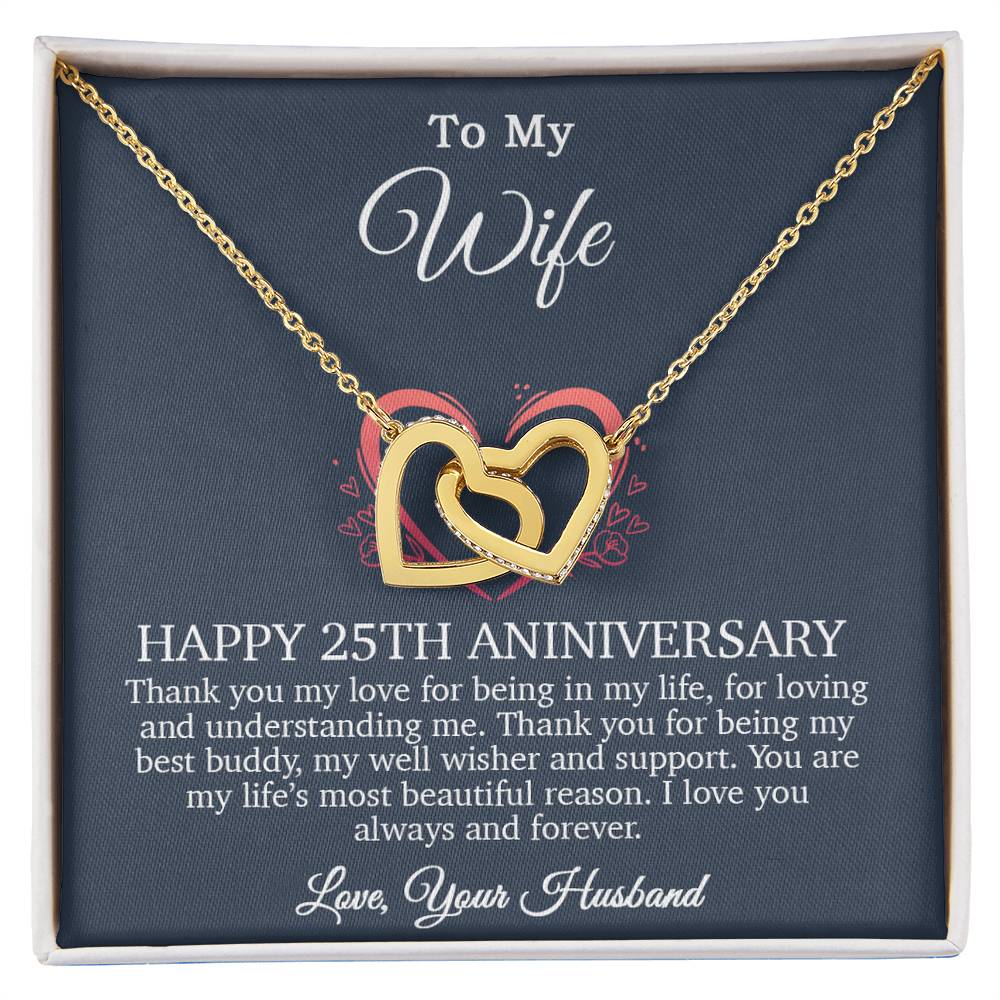 25th Anniversary Gift For Wife, 25 Year Anniversary Gifts, 25th Wedding Anniversary Gift Ideas_Blue