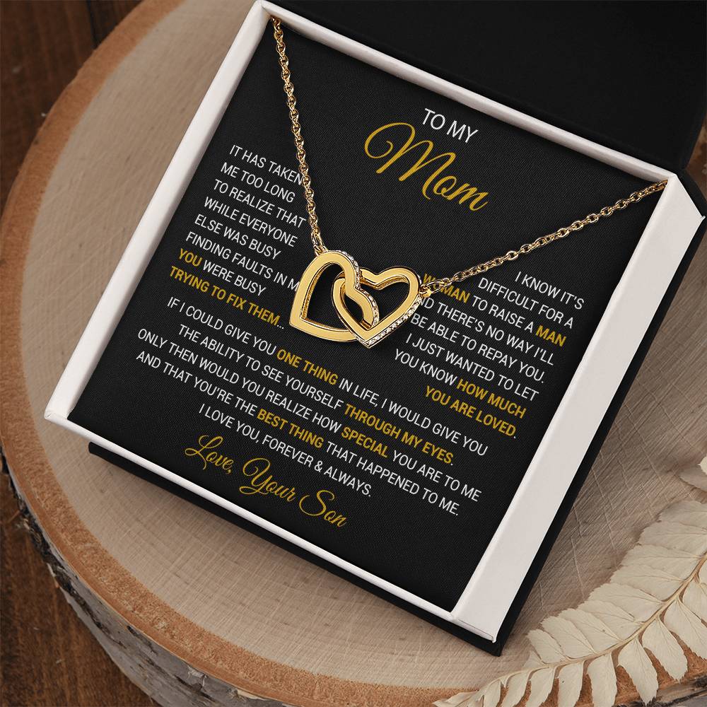 To My Mom Necklace, Mama, Gift From Son For Birthday, Mother 's Day Gift