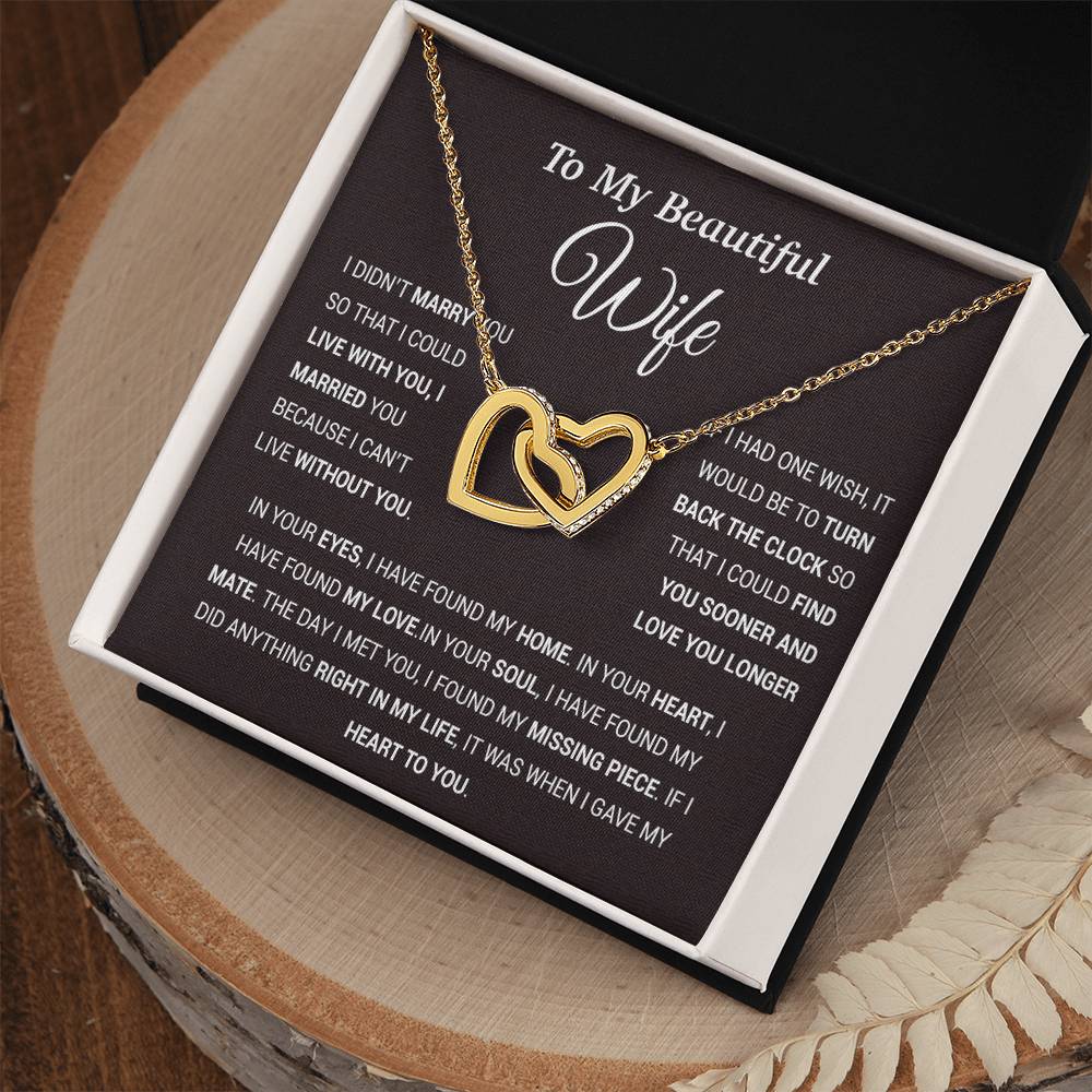 To My Wife Necklace, Gift For Wife, Anniversary Gift For Wife, Christmas Gift 28_11_Tim