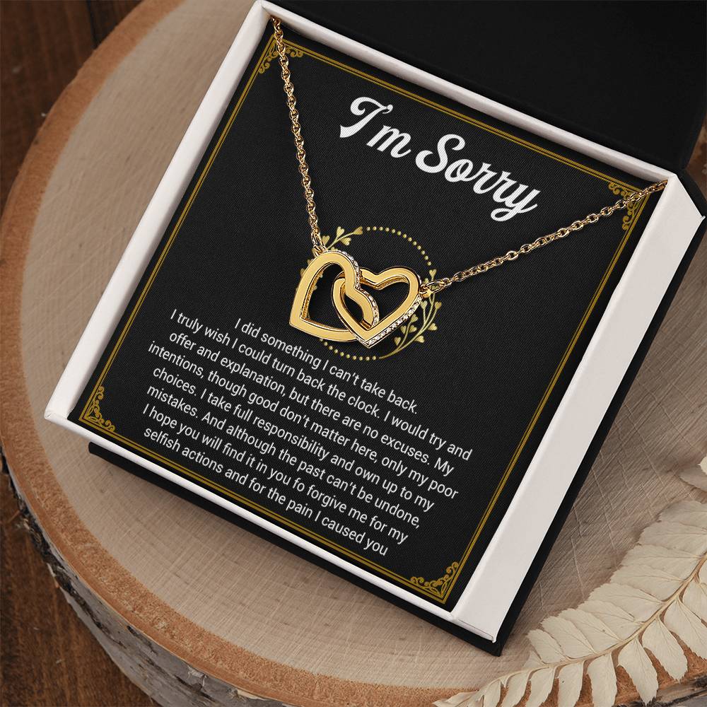 I'm Sorry Necklace Gifts, Apology Gifts For Her, Forgiveness Gift, Wife Gift