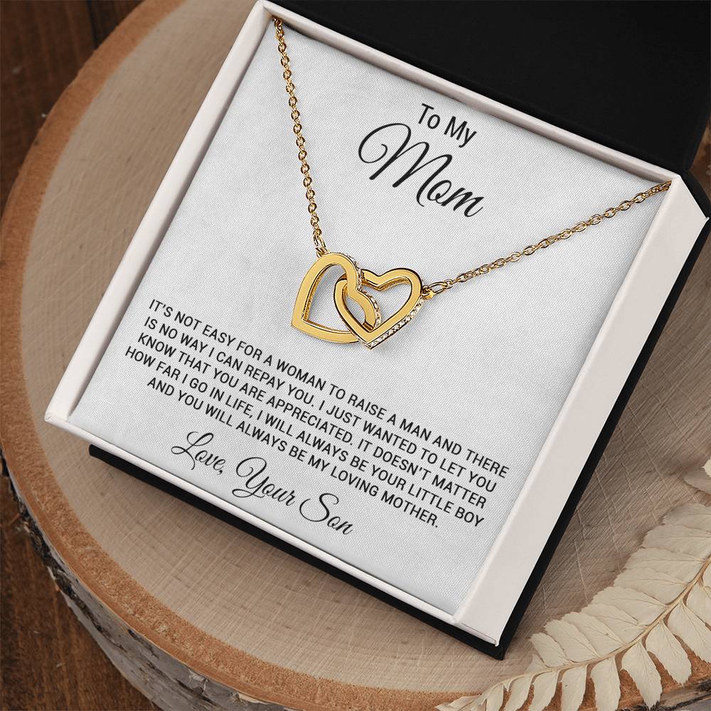 To My Mom Necklace, Mom Gift, Mom Mother's Day Gifts, Mom Gift From Son