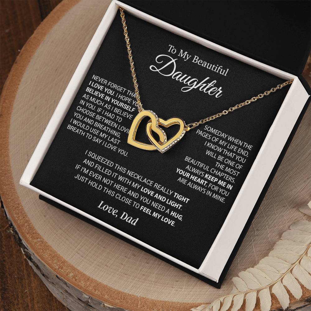 To My Daughter Necklace, Daughter Father Necklace, Daughter Gift From Dad 6_9