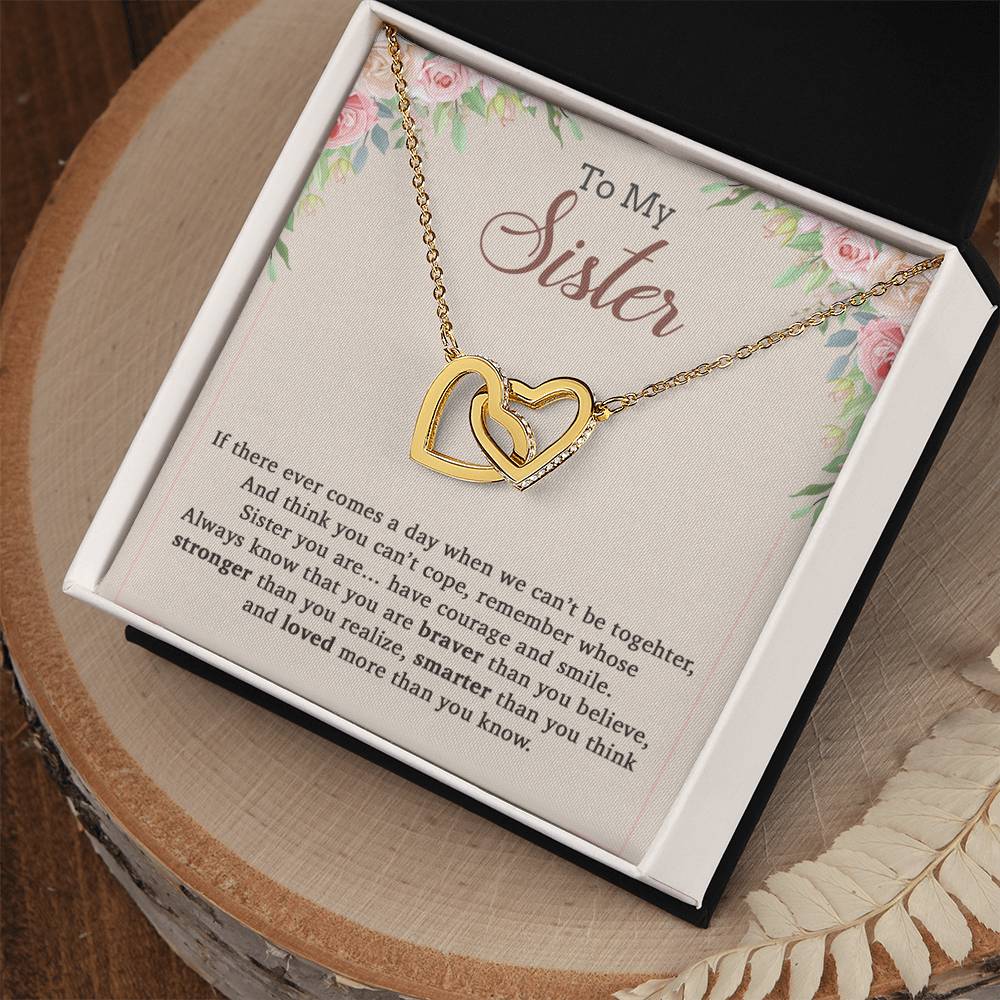 To My Sister Necklace, Brother to Sister, Birthday gift For Sister from Brother 9_12