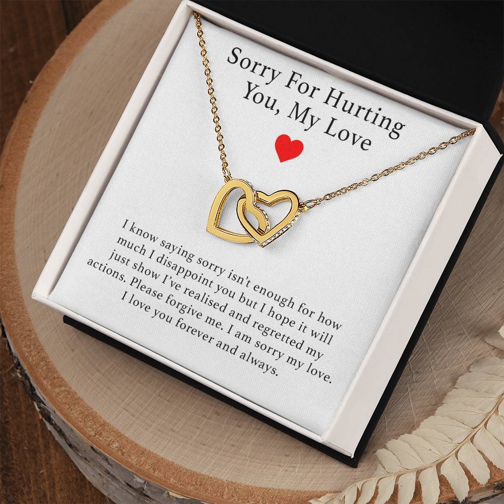 Sorry For Hurting You Necklace, Forgiveness Gift, Apology Gift for Her