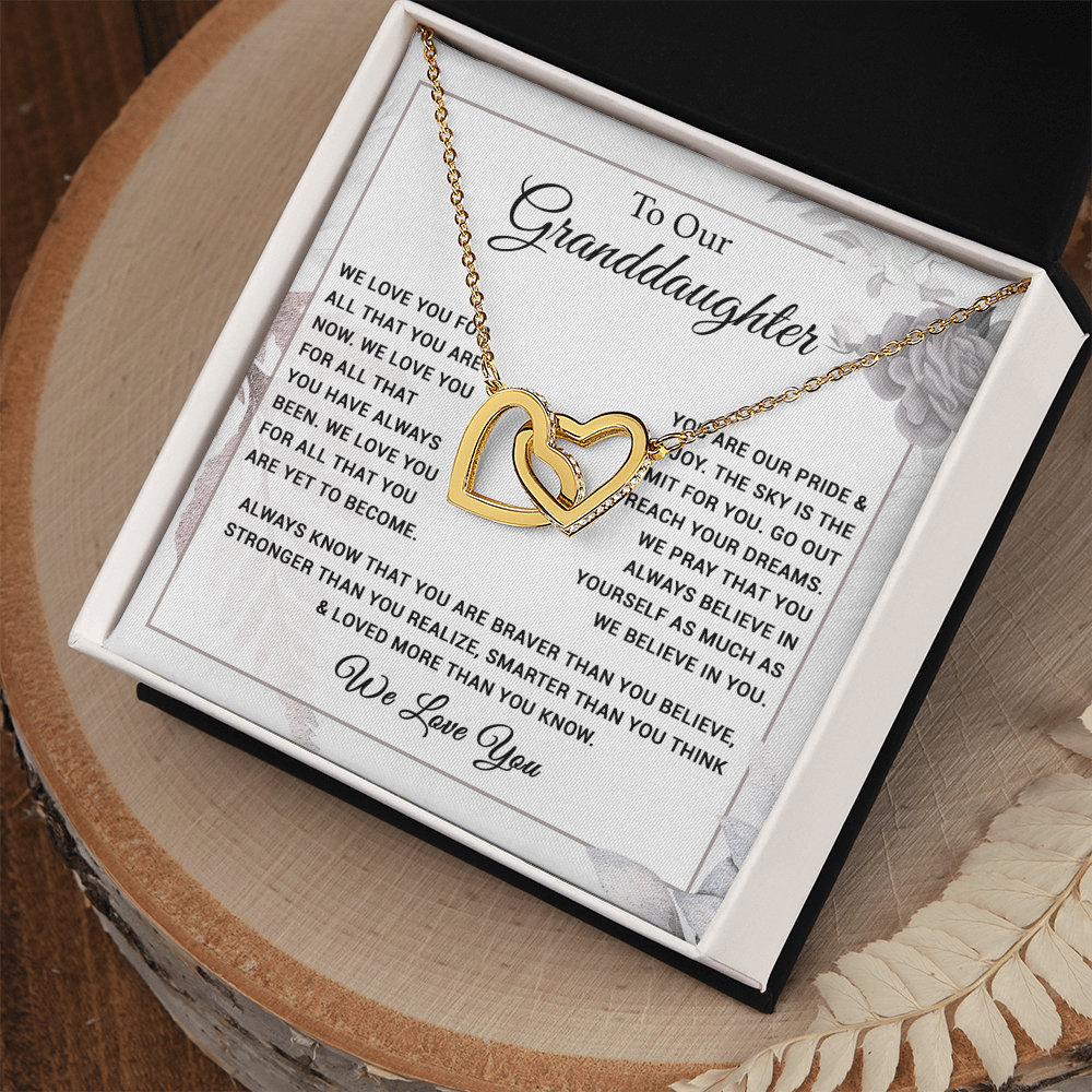To Our Granddaughter Necklace, Xmas Birthday Gift For Granddaughter from Grandma