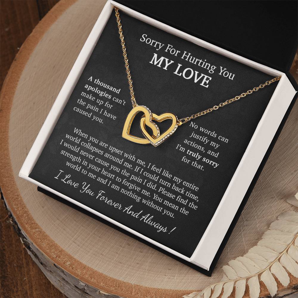 I'm Sorry Necklace Gift, Apology Gift For Her, Forgiveness Gift