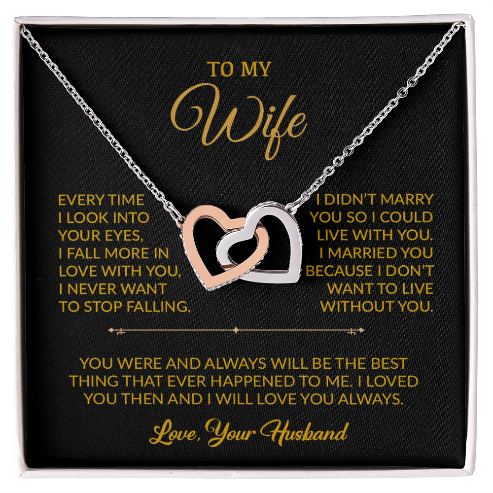 To My Wife Necklace, Gift For Wife, Anniversary Gift For Wife, Necklace For Wife