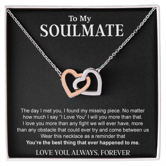 To My Soulmate Necklace, Birthday Gift for Her, Anniversary Gift, Christmas Gift 18_8