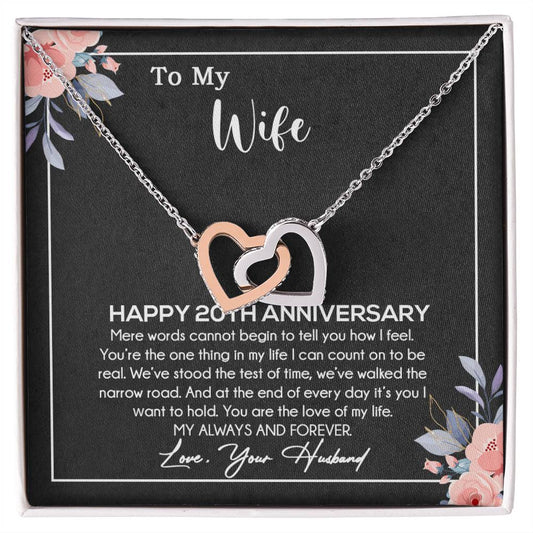 20th Anniversary Gift For Wife Necklace, 20 Year Anniversary, 20th Wedding Gift _30_10