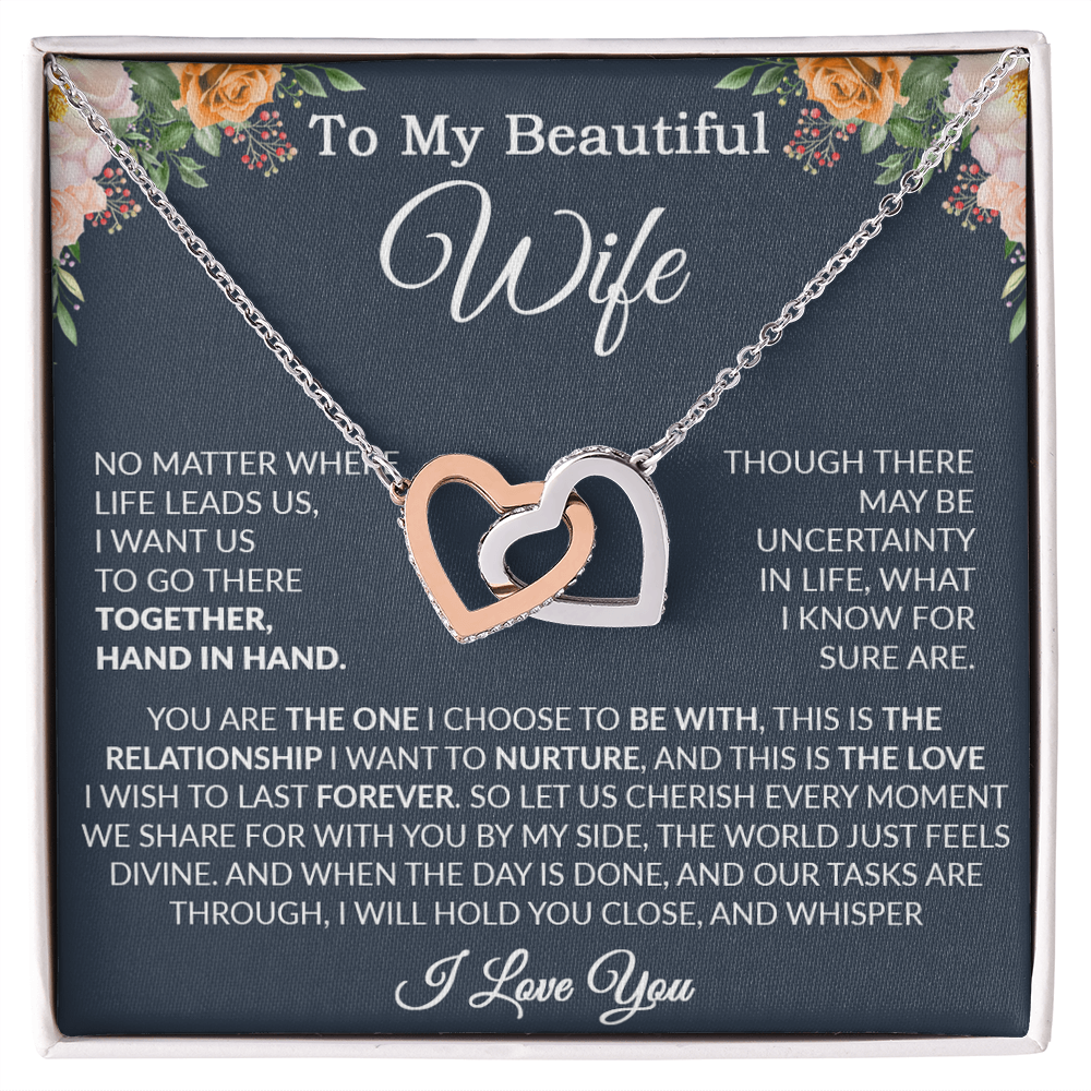 To My Wife Necklace, Wife Gift From Husband, Wife Husband Necklace, Christmas Gift 7_9