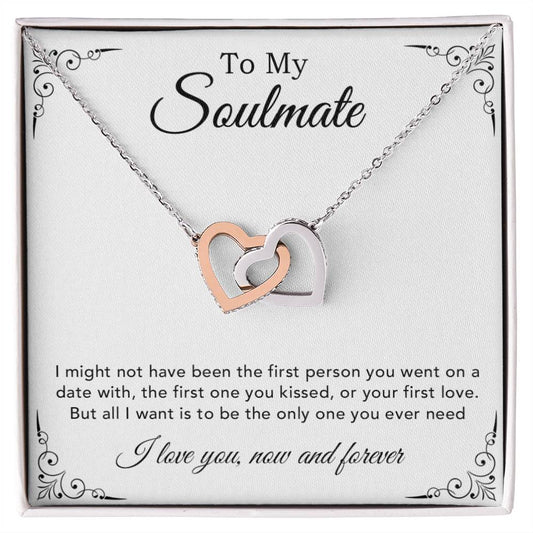 To My Soulmate Necklace, Gift For Her, Christmas Gift, Birthday Gift