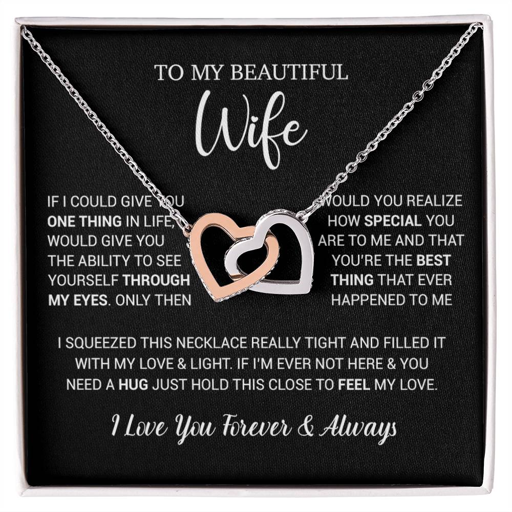 To My Wife Necklace Gift, Birthday Gifts For Wife, Anniversary Gift For Her