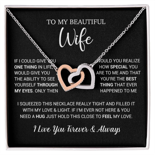 To My Wife Necklace Gift, Birthday Gifts For Wife, Anniversary Gift For Her