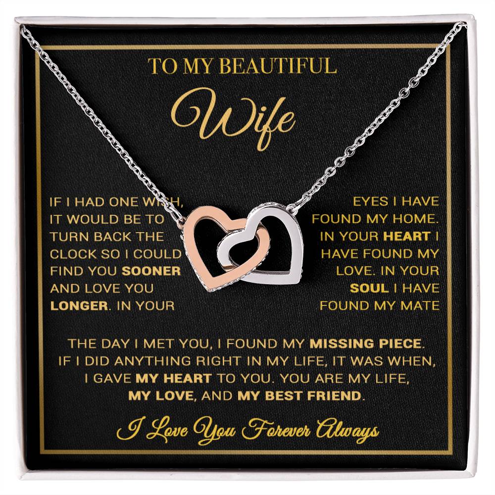 To My Wife Necklace, Gift For Wife, Anniversary Gift For Wife, Necklace For Wife 9_12