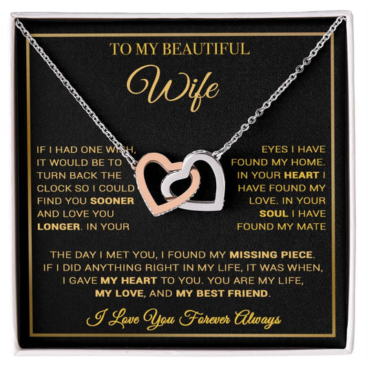 To My Wife Necklace, Gift For Wife, Anniversary Gift For Wife, Necklace For Wife 9_12