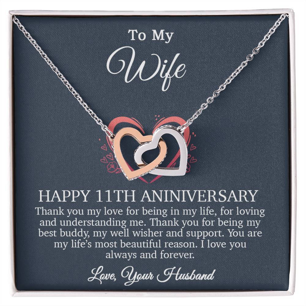 11th Anniversary Gift For Wife, 11 Year Anniversary Gifts, 11th Wedding Anniversary Gift Ideas_Blue