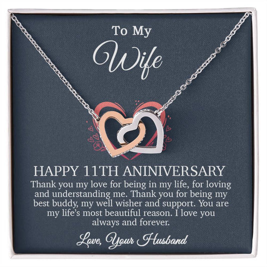 11th Anniversary Gift For Wife, 11 Year Anniversary Gifts, 11th Wedding Anniversary Gift Ideas_Blue