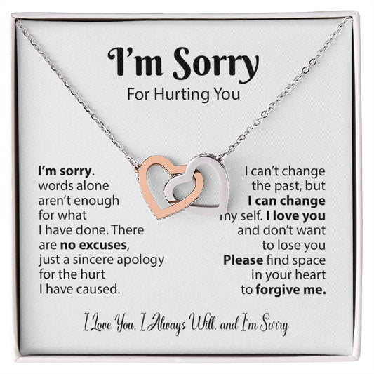 I'm Sorry Necklace Gifts, Apology Gifts For Her, Forgiveness Gift, Wife Gift