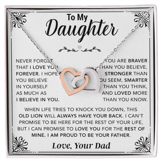 To My Daughter Necklace Gift for Daughter from Dad,Daughter Father Necklace 5_12