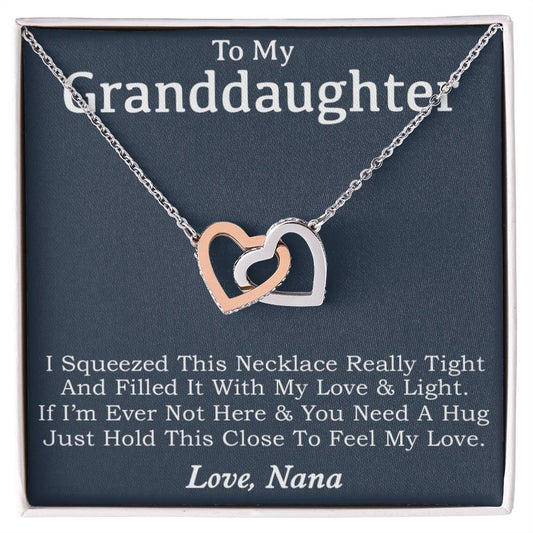To My Granddaughter Necklace, Granddaughter Gift, Gifts for Granddaughters_NEW