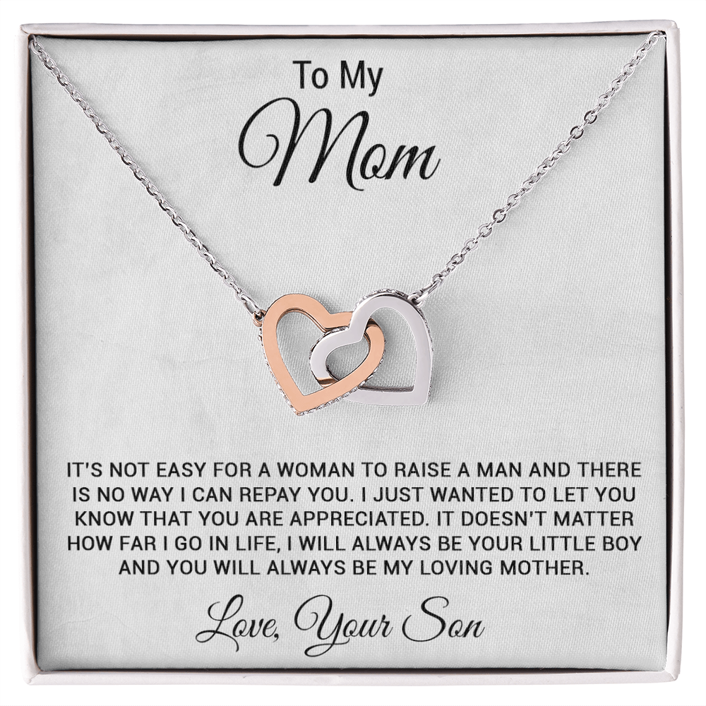 To My Mom Necklace, Mom Gift, Mom Mother's Day Gifts, Mom Gift From Son