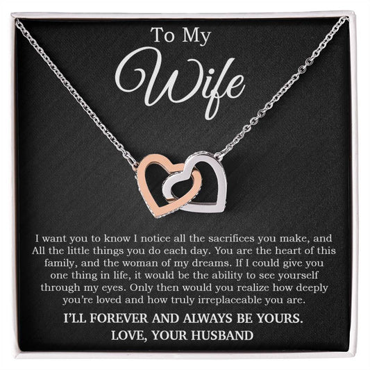 To My Wife Necklace, Mother's Day Gift from Husband, Wife Birthday Gift 29_5
