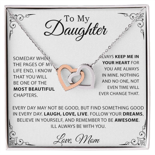 To My Daughter Necklace, Gift for Daughter from Mom, Mother Daughter Necklace 20_10
