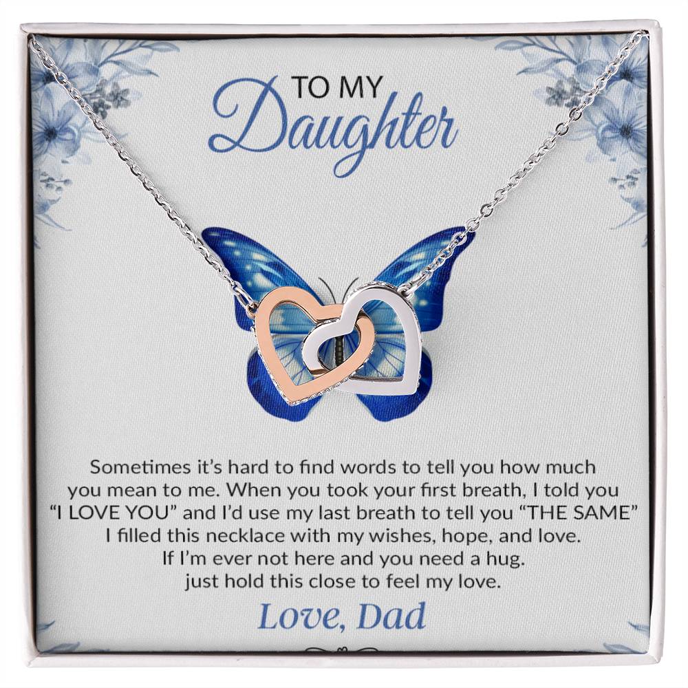 To My Daughter Necklace, Gift For Daughter From Dad, Daughter Father Necklace 1_12