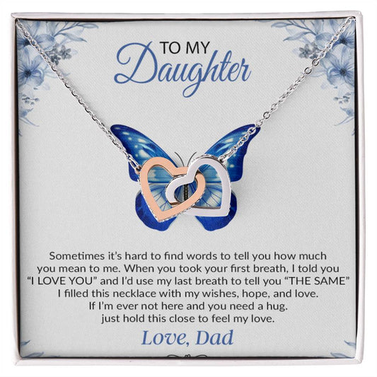To My Daughter Necklace, Gift For Daughter From Dad, Daughter Father Necklace 1_12