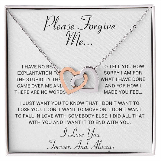 I'm Sorry Gift, Apology Gift, Sorry Poem, Forgiveness, Thinking of You Necklace