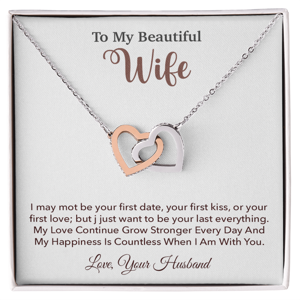 To My Wife Necklace, Wife Gift From Husband, Wife Husband Necklace, Christmas Gift 5_10
