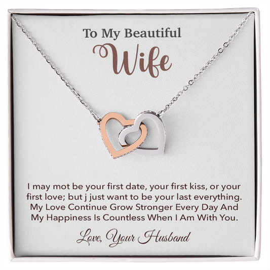 To My Wife Necklace, Wife Gift From Husband, Wife Husband Necklace, Christmas Gift 5_10