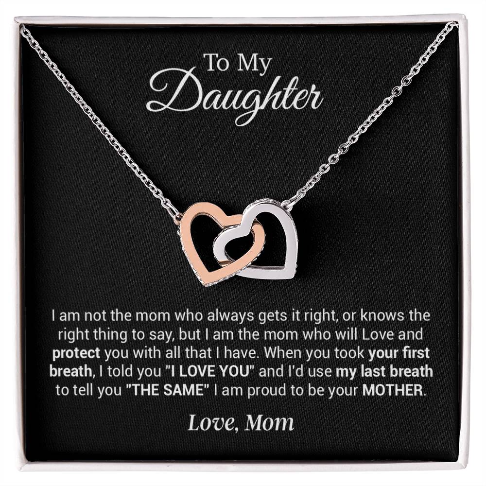 To My Daughter Necklace, Gift For Daughter From Mother, Mother's Day Gift
