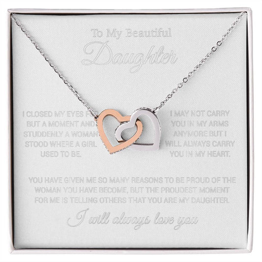 To My Daughter Necklace, Gift for Daughter from Dad, Daughter Father Necklace 24_11