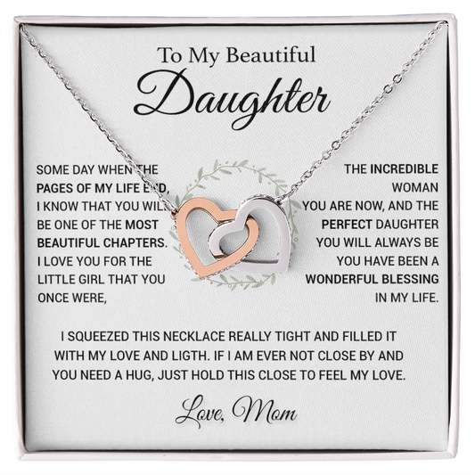 To My Daughter Necklace, Daughter Mother Necklace, Daughter Gift From Mom 25_7