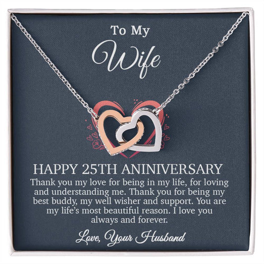 25th Anniversary Gift For Wife, 25 Year Anniversary Gifts, 25th Wedding Anniversary Gift Ideas_Blue