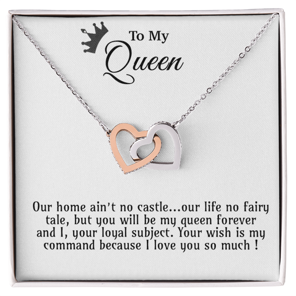 To My Queen Necklace, Anniversary Gift For Wife, Girlfriend Necklace, Birthday Gift For Wife 26_5