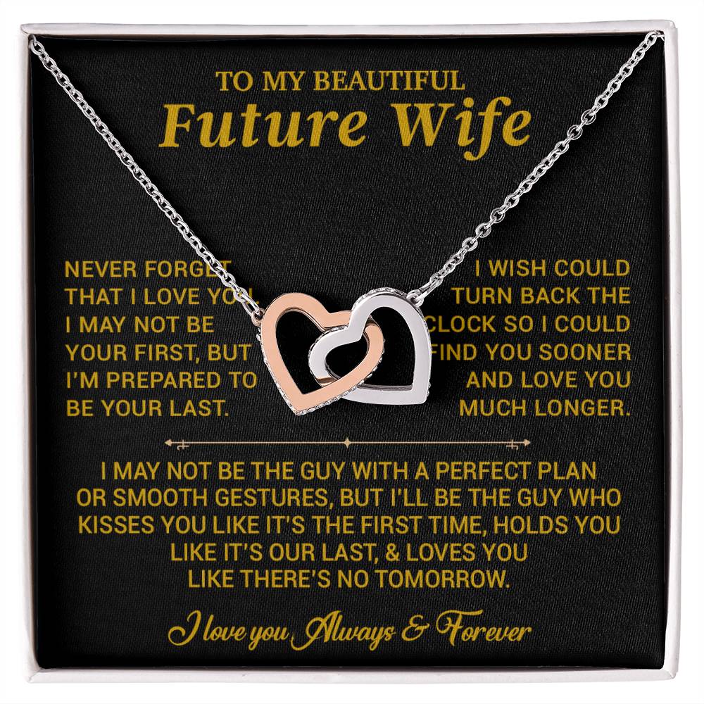 To My Beautiful Future Wife Necklace, Anniversary Birthday Christmas Gift for Her 26_6_Gold