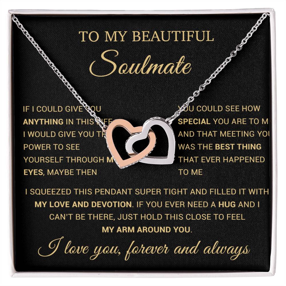 To My Soulmate Necklace, Gift For Wife Girlfriend From Husband, Birthday Gift 1_6