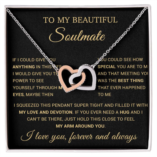 To My Soulmate Necklace, Gift For Wife Girlfriend From Husband, Birthday Gift 1_6