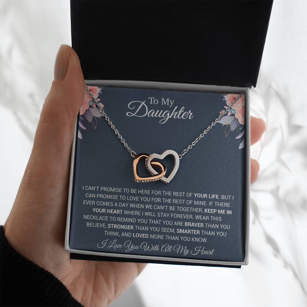 To My Daughter Necklace, Daughter Father Necklace, Daughter Gift From Dad, Mom 16_11