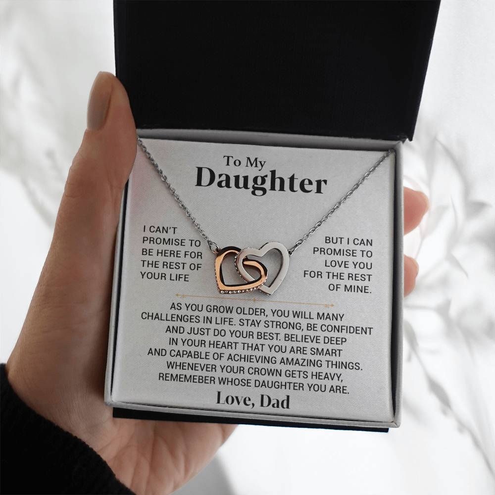 To My Daughter Necklace, Daughter Gift, Gift From Dad, Gift For Her 1111