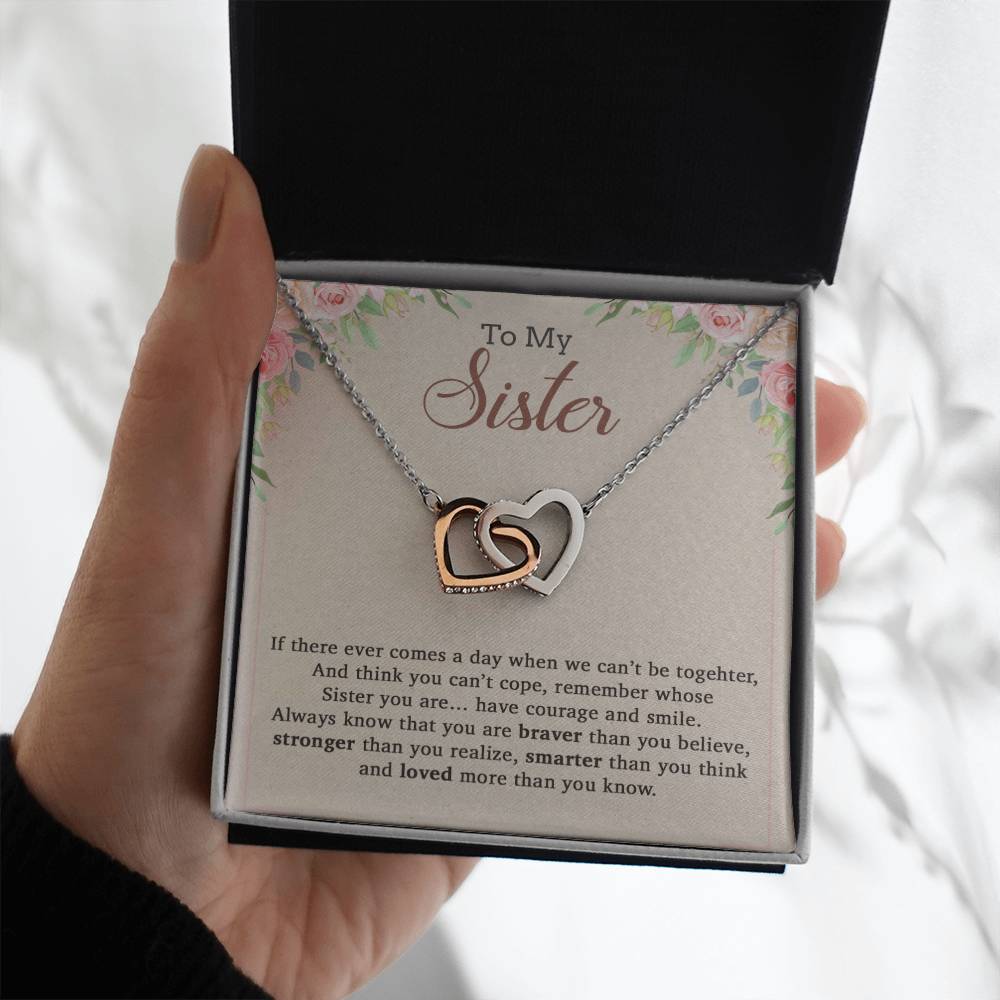 To My Sister Necklace, Brother to Sister, Birthday gift For Sister from Brother 9_12