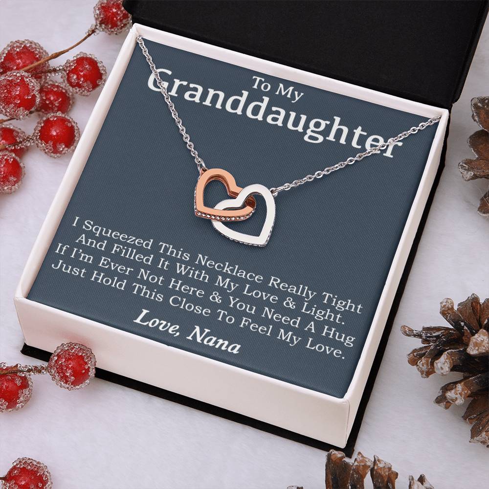 To My Granddaughter Necklace, Granddaughter Gift, Gifts for Granddaughters_NEW