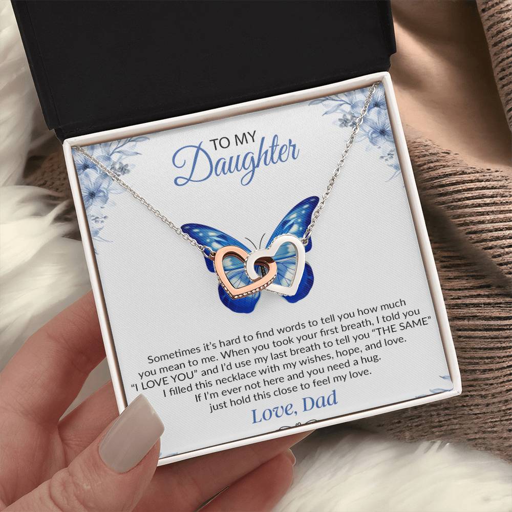 To My Daughter Necklace, Gift For Daughter From Dad, Daughter Father Necklace 1_12